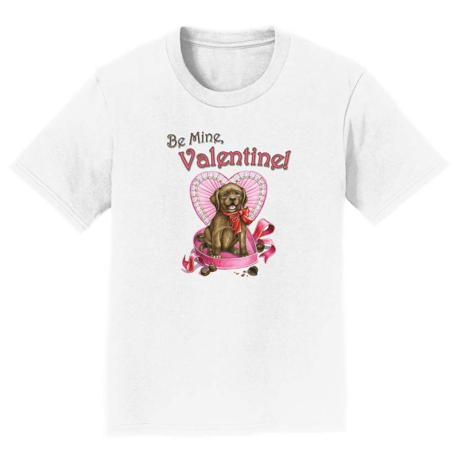 Valentine’s Day Puppy – Kids’ Unisex T-Shirt