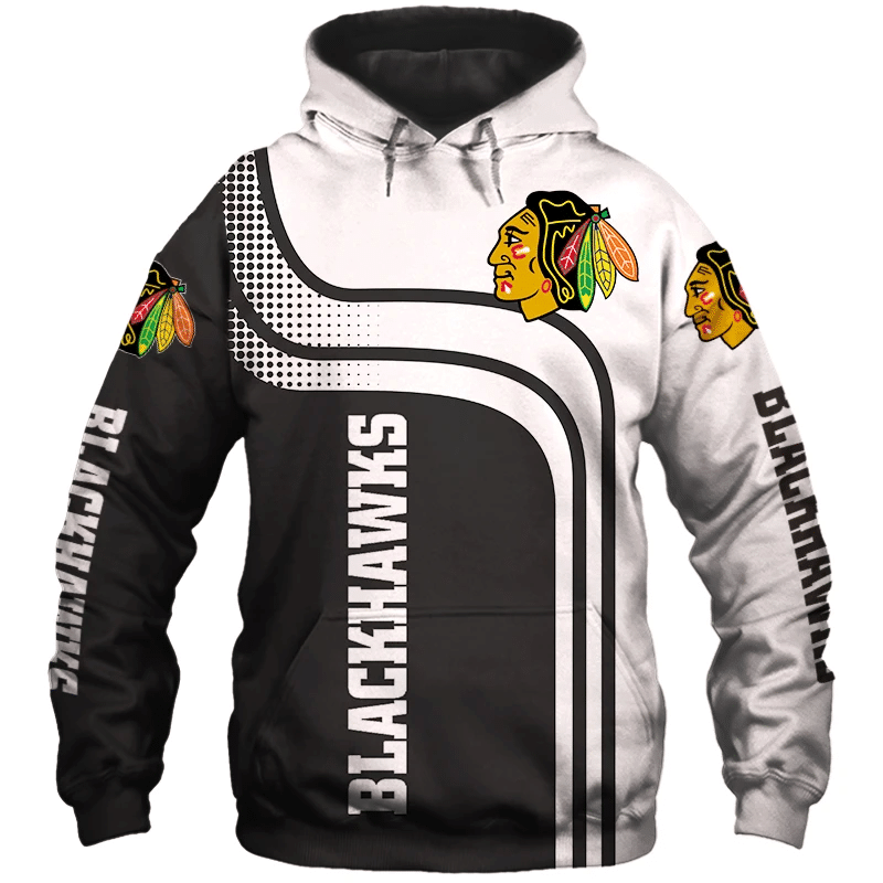 Chicago Blackhawks 3D Hoodie 04