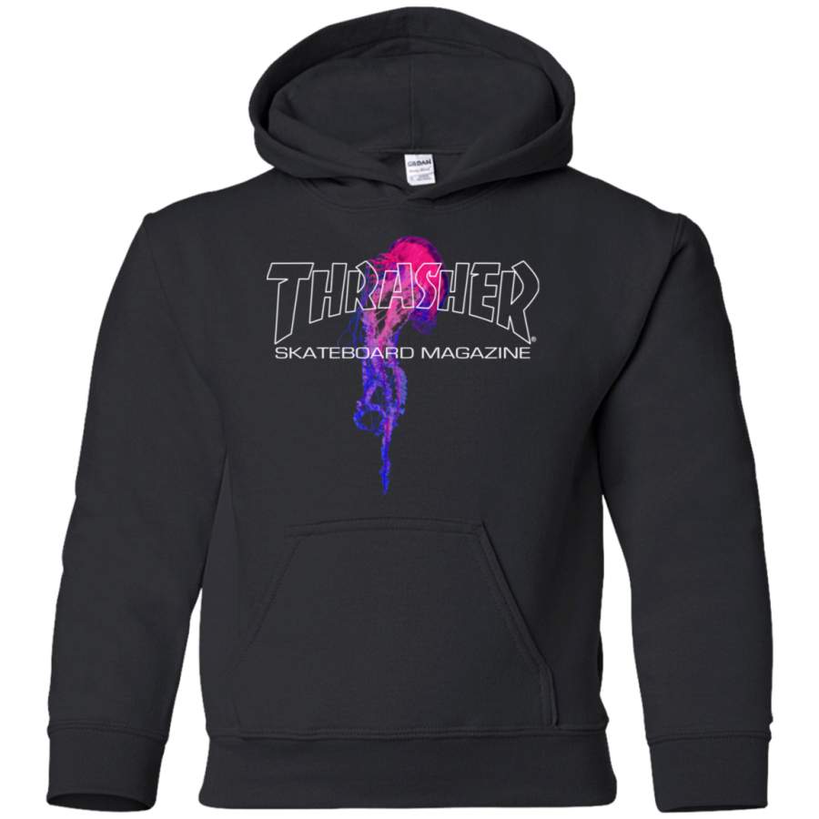 Thrasher Magazine Atlantic Drift G185B Gildan Youth Pullover Hoodie