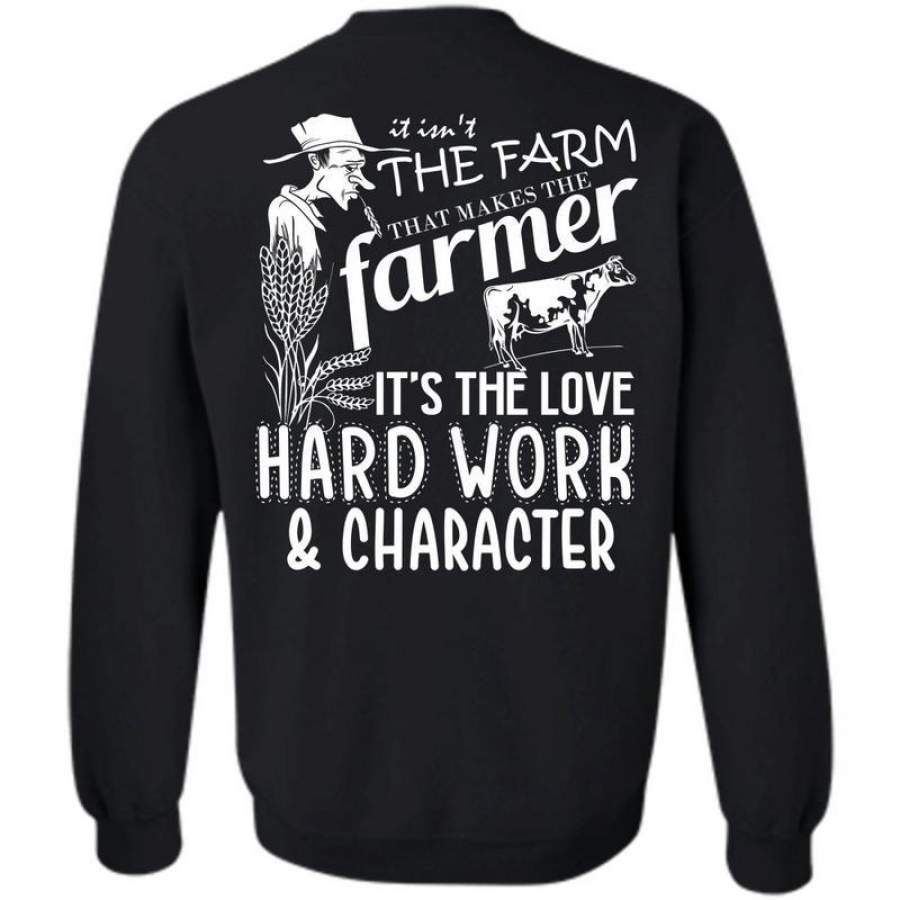 It’s The Love Hard Work T Shirt, I Love Farming Sweatshirt