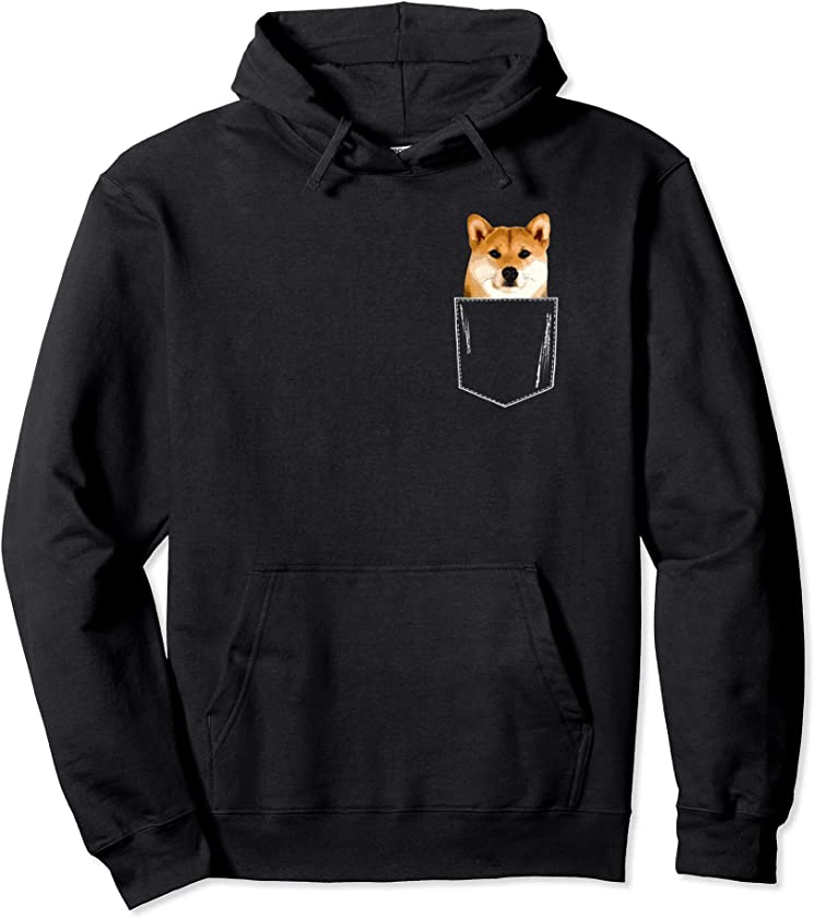 Shiba Inu Hoodie Puppy Pocket Pullover Hoodie Women Men Gift