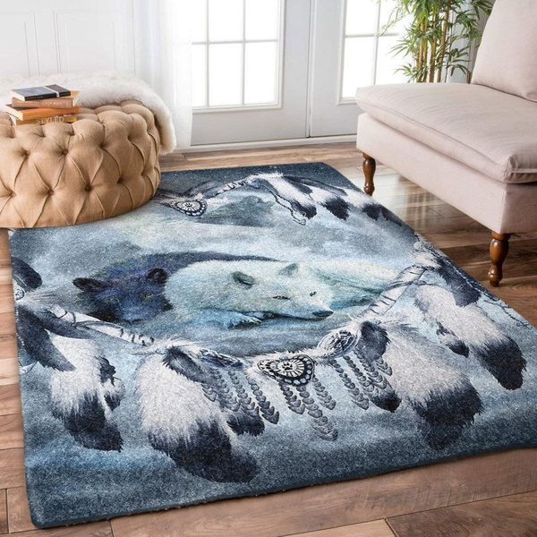 Wolf 8 Area Rug Living Room Rug Home Decor Floor Decor VH3