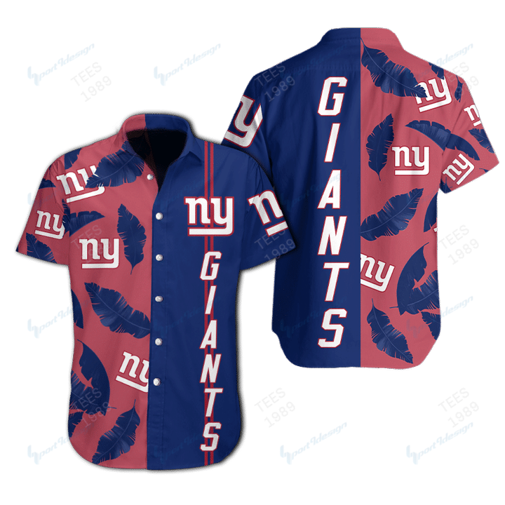 New York Giants Hawaii Shirt & Shorts Bg61