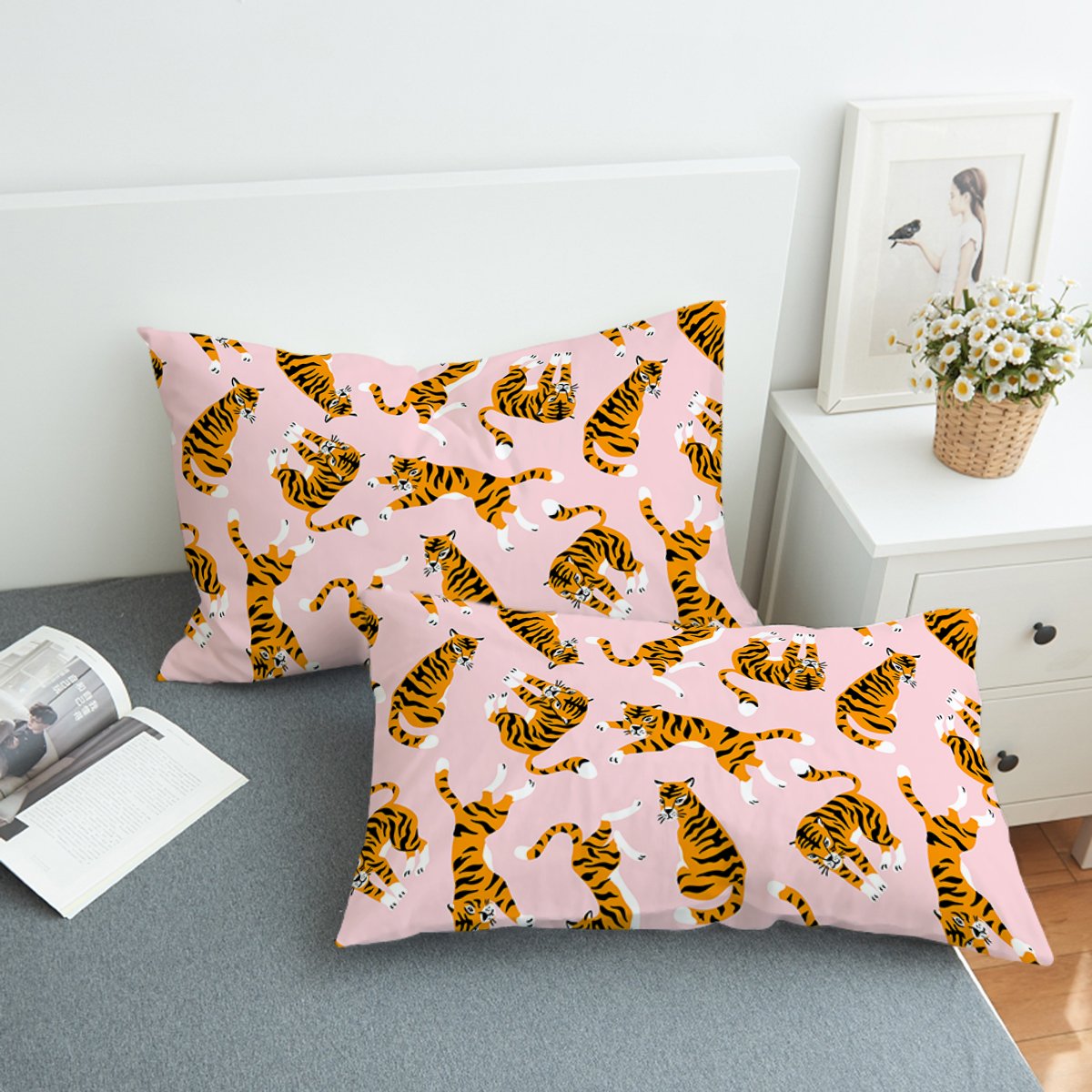 Tiger Patterns Swzt1172 Pillowcase