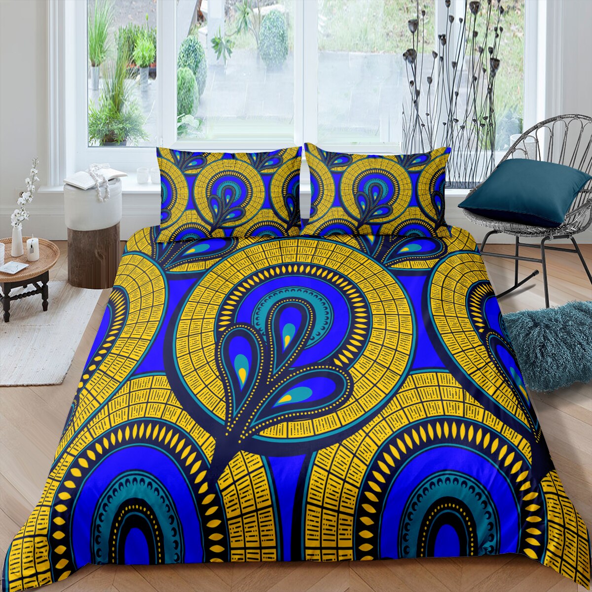 Zeimon African Printed 3D Bedding Set Duvet Cover With Pillowcase Twin Queen King Size Bed Clothes Fors