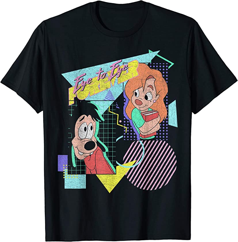 A Goofy Movie Max & Roxanne Eye To Eye Poster T-Shirt