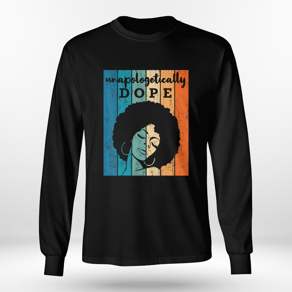 Unapologetically Dope Afro African American Christmas  Sweatshirt