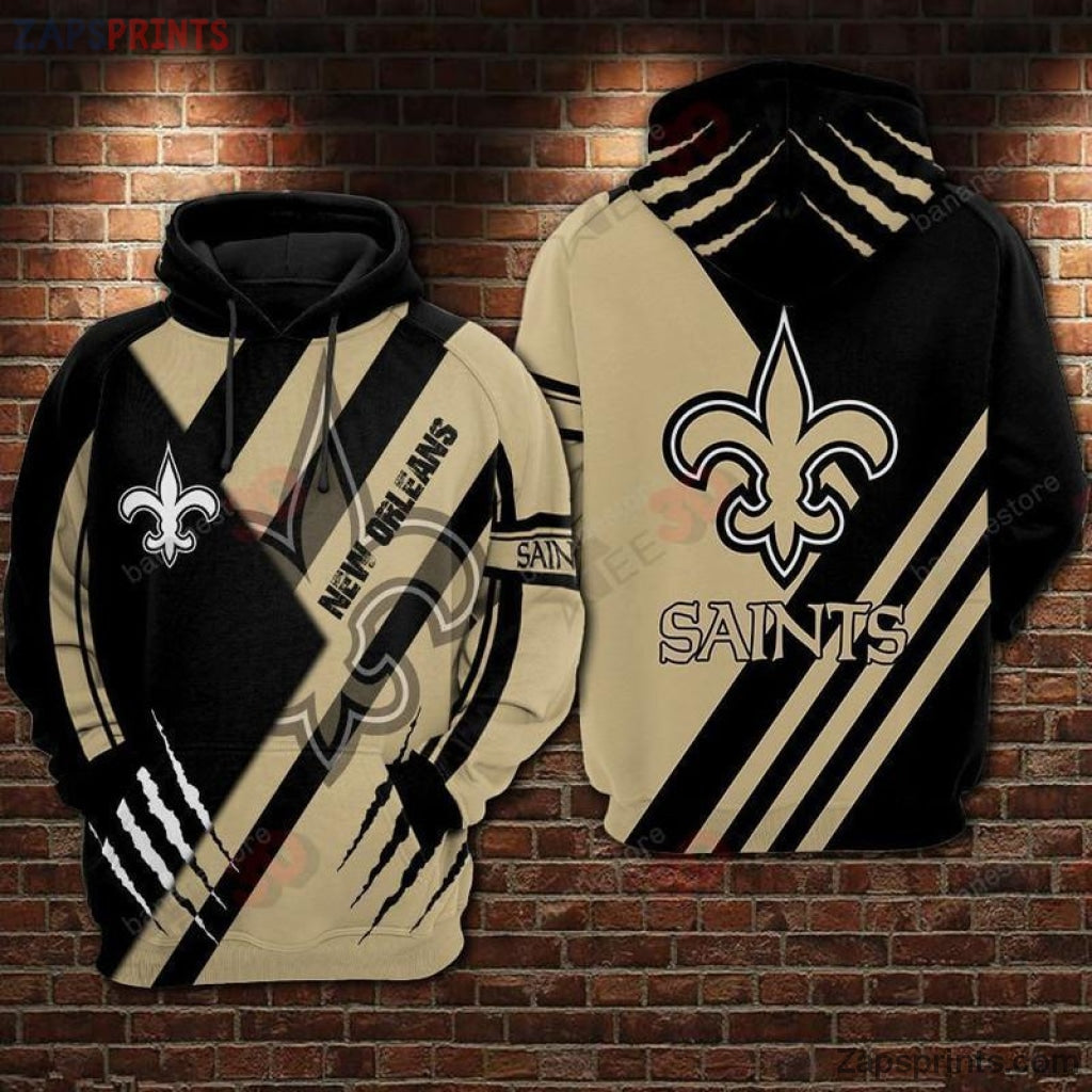 New Orleans Saints 3 D Hoodie V10 Gift For Fan Football Lovers