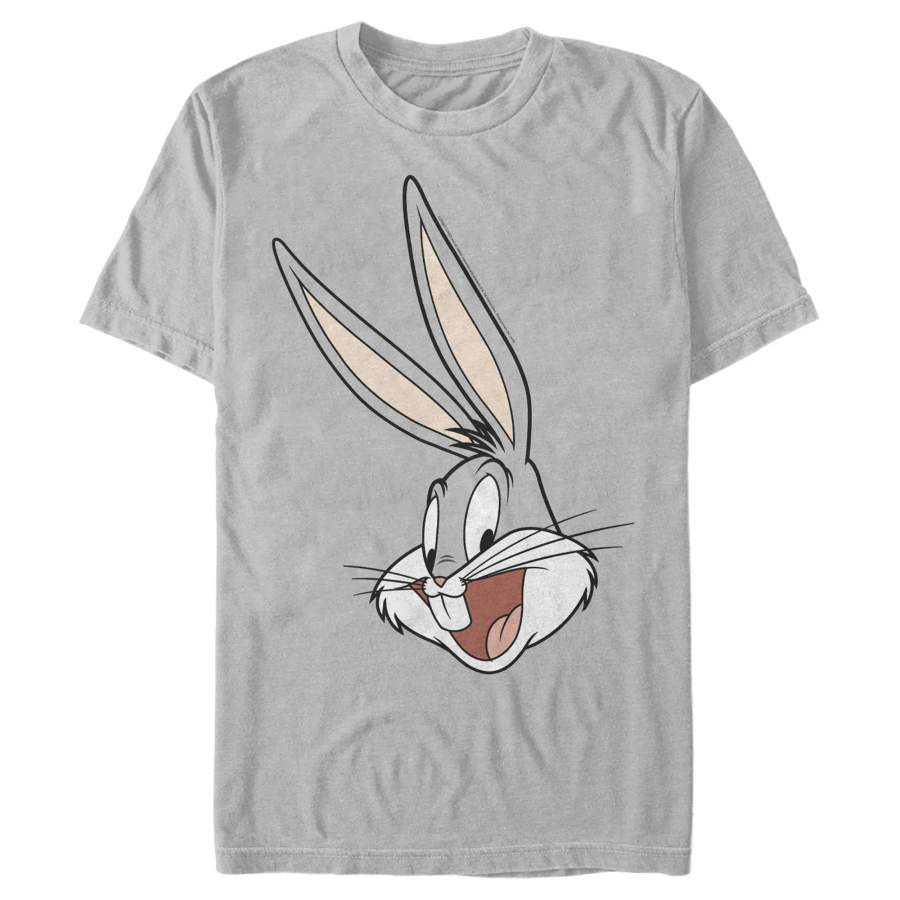 Looney Tunes Men’s Bugs Bunny Classic Portrait  T Shirt