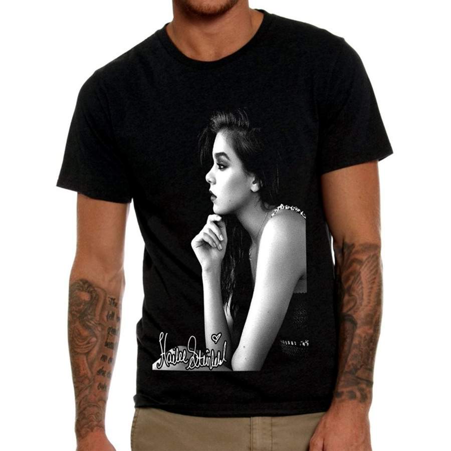 Hailee Steinfeld Actress Love Girl Movie Star T-Shirt Men’S Punk T-Shirt