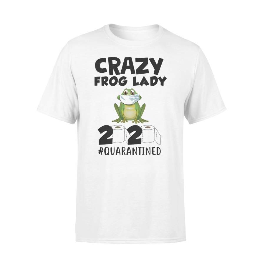 Crazy Frog Lady 2020 Isolated Toilet Paper Mask T-shirt