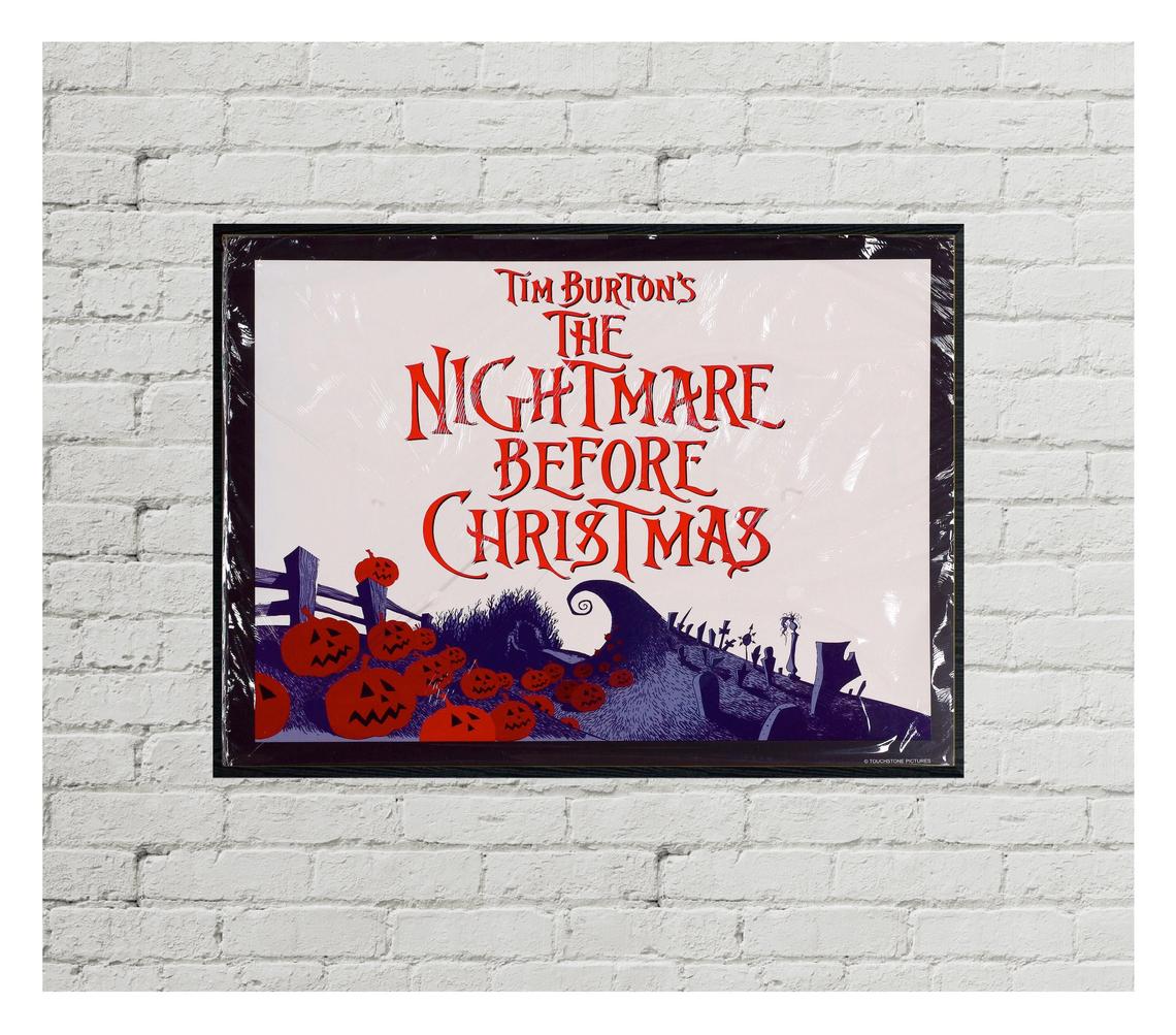 The Nightmare Before Christmas Movie Canvas And Poster, Canvas Wall Art, My Poster Wall, Happy Halloween, Halloween Decoration 3