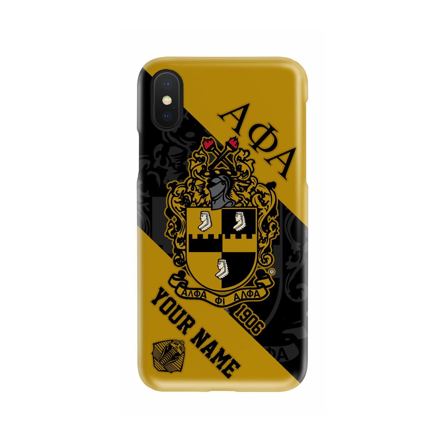 Alpha Phi Alpha Custom Name Phone Case