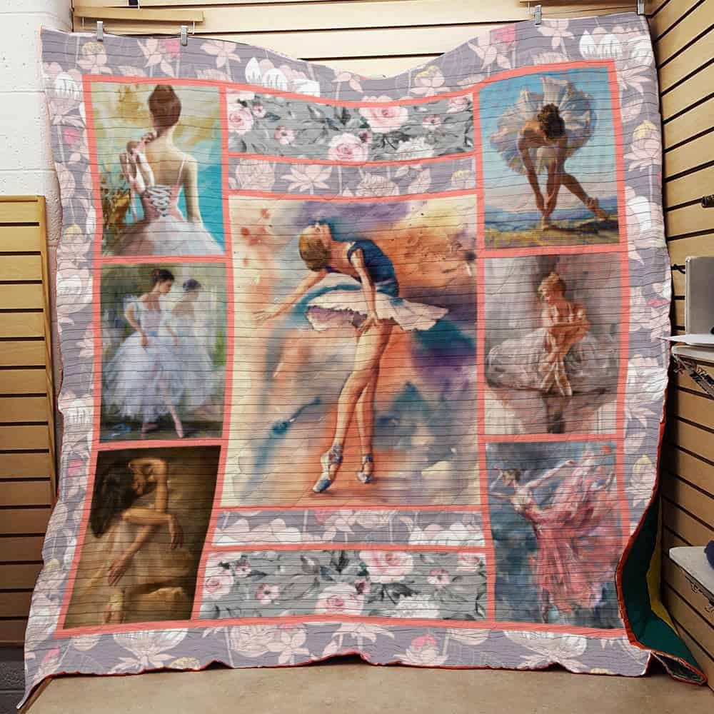 Ballet 3D Quilt Blanket HGM1361