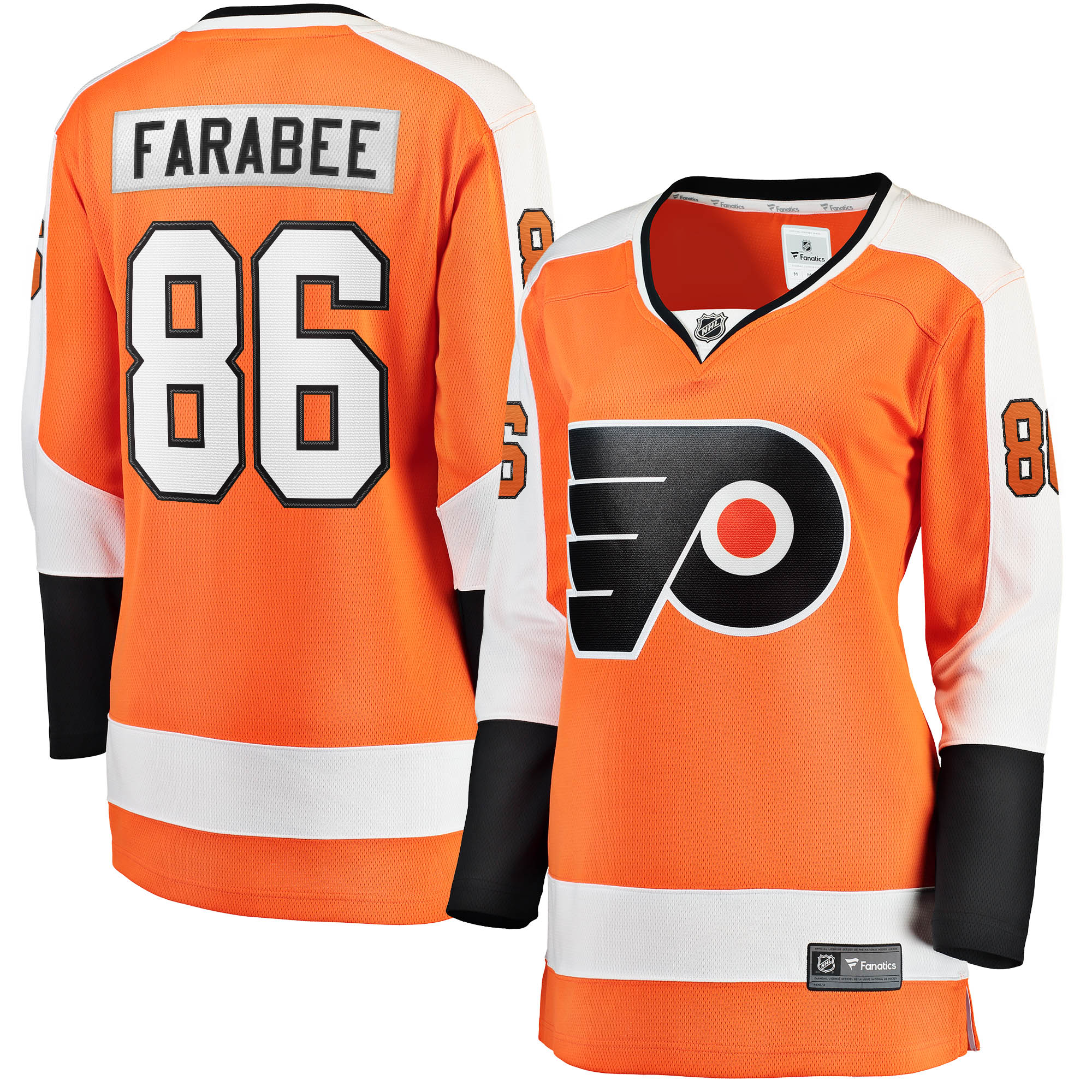 Joel Farabee Philadelphia Flyers Branded Women's Home Breakaway Player Jersey – Orange