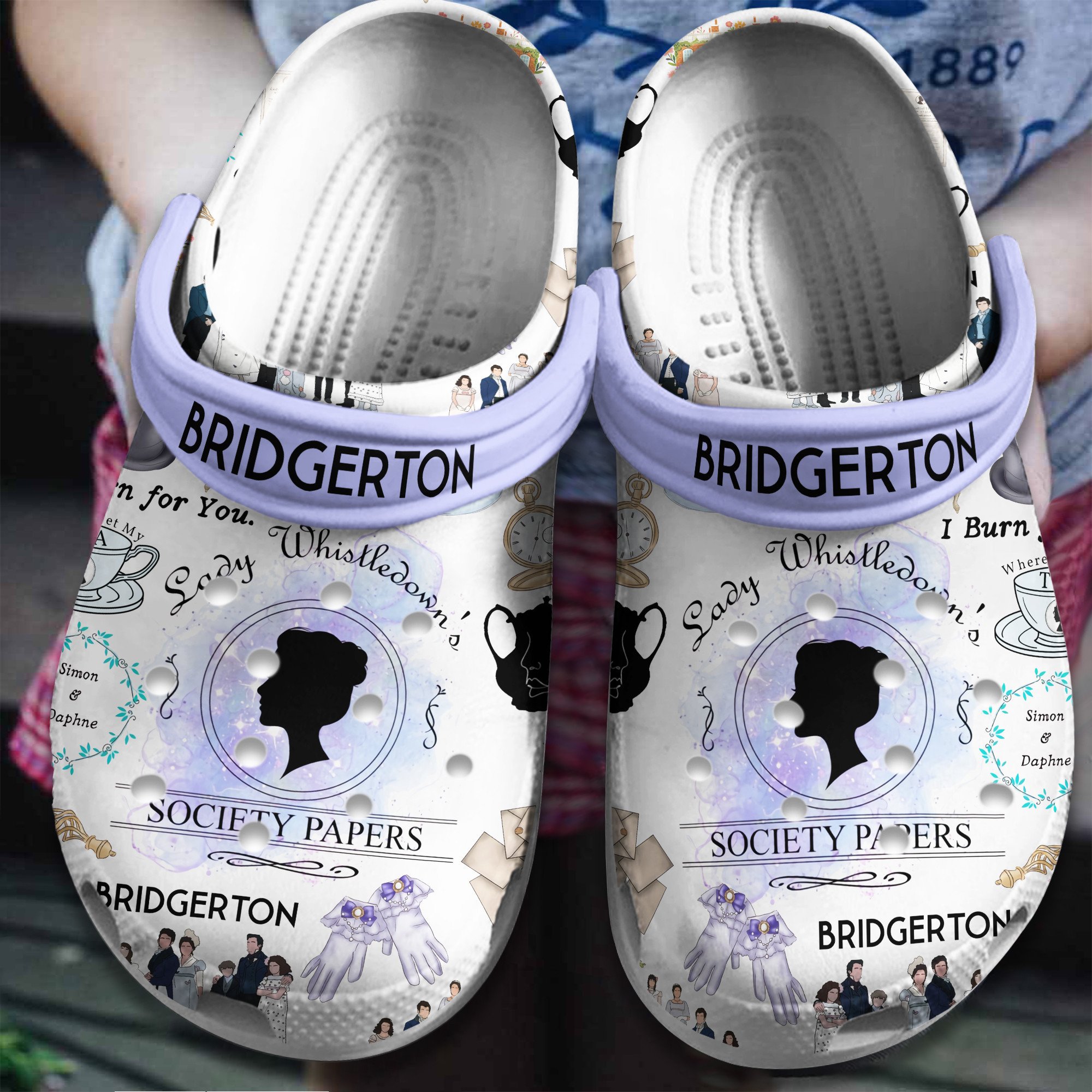 Bridgerton Tv Series Crocss Clogs For Men Women And Kid Ht1706803960