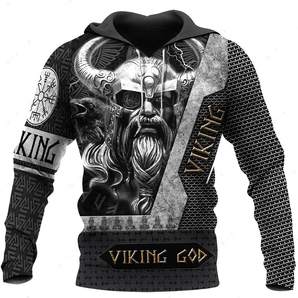 Viking God Odin Ragnarok Norse Pattern 3D All Over Printed - DaisyFaith
