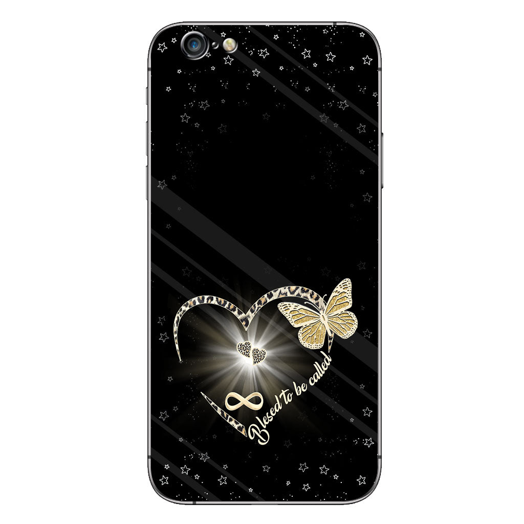 Blessed To Be Called Butterfly Heart – Grandma Personalized Phone Case