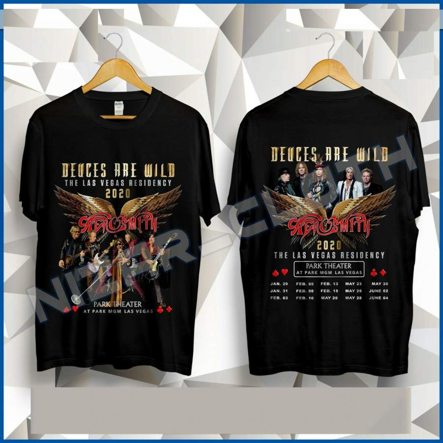 AEROSMITH Dauces Are Wild The Las Vegas Residency 2020 T-Shirt Band Rock