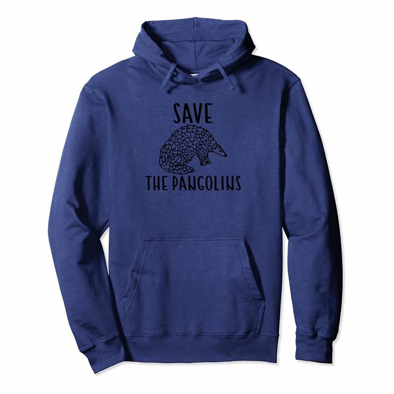 Save The Pangolins Pangolin Endangered Animal Awareness Gift Pullover Hoodie