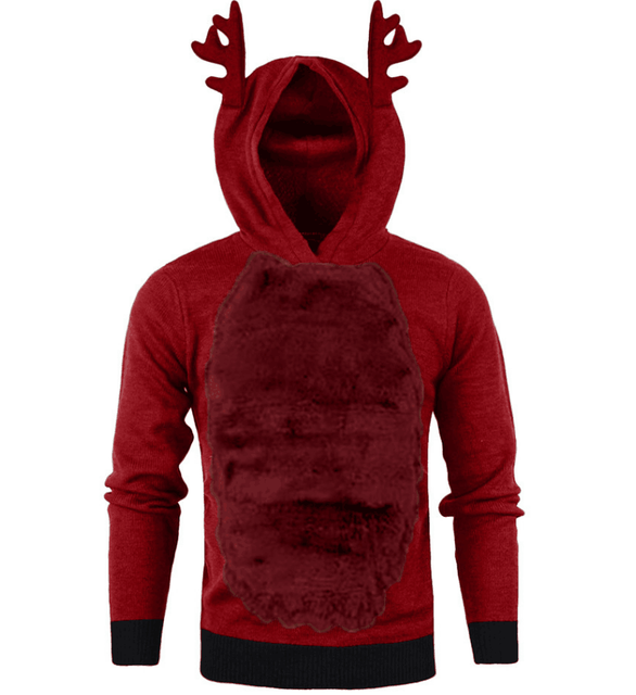 Unisex Christmas Hoodies Sweater Men Women Cute Christmas Elk Cosplay Sweaters Leisure Ugly Christmas Reindeer Sweater Pullovers alx