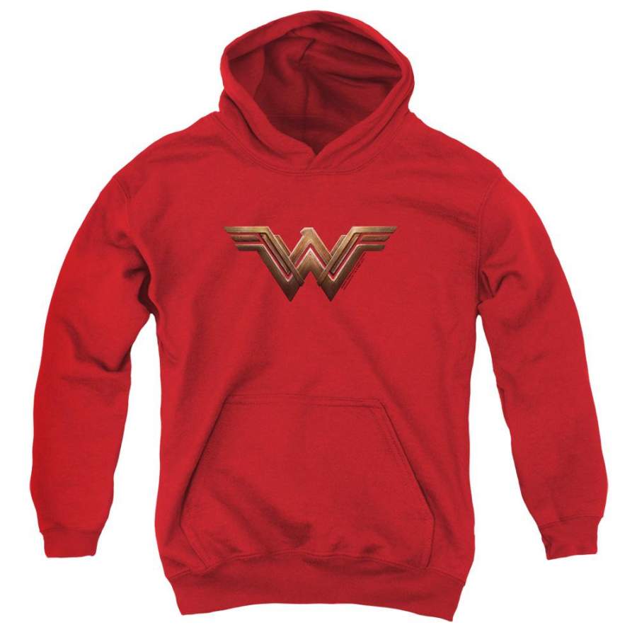 Wonder Woman Wonder Woman Logo Youth Hoodie (Ages 8-12)