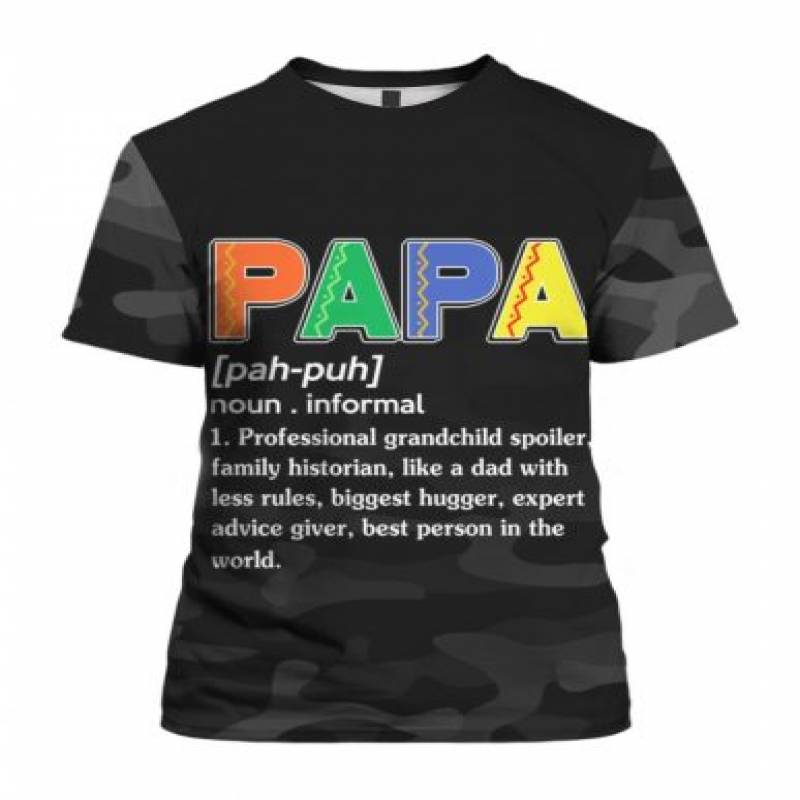 3D Hoodie PaPa Noun Professional Grandchild Spoiler