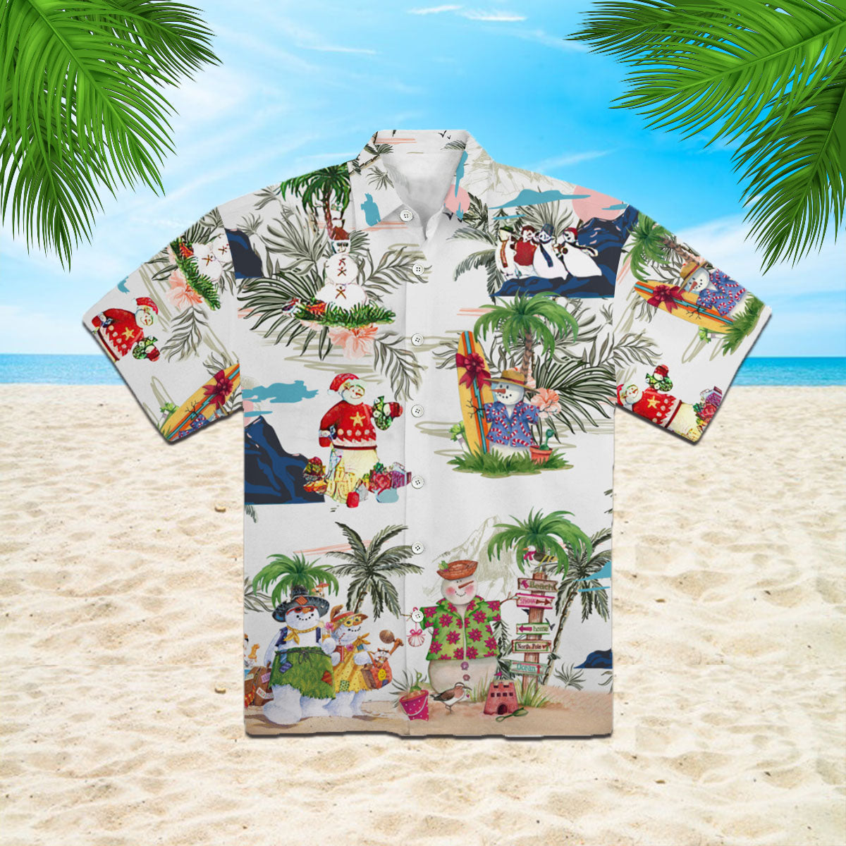 Amazing Snowman Hawaii Shirt For Men And Women Ha108844