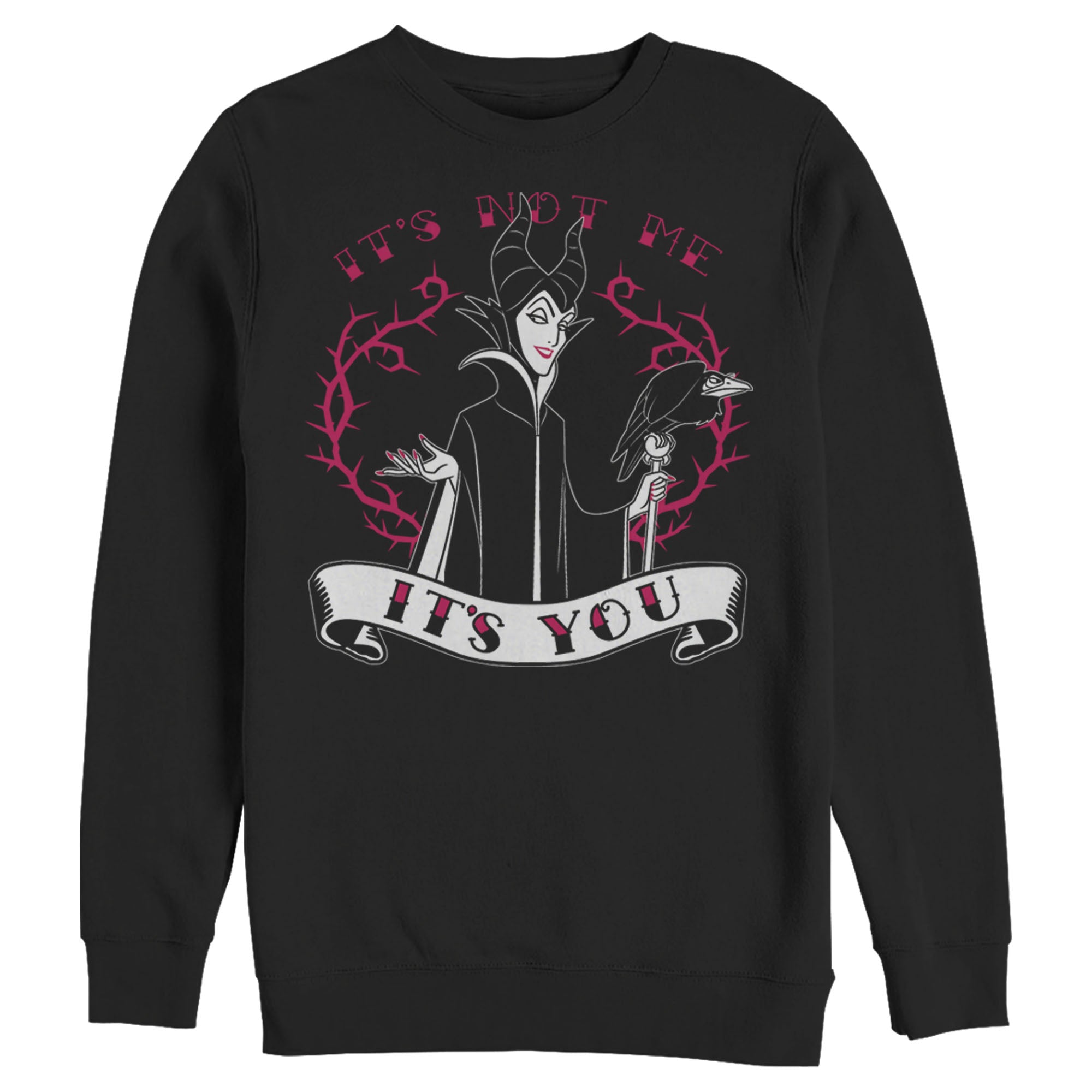 Men’S Sleeping Beauty Maleficent Valentine’S Day It’S Not Me, It’S You Sweatshirt