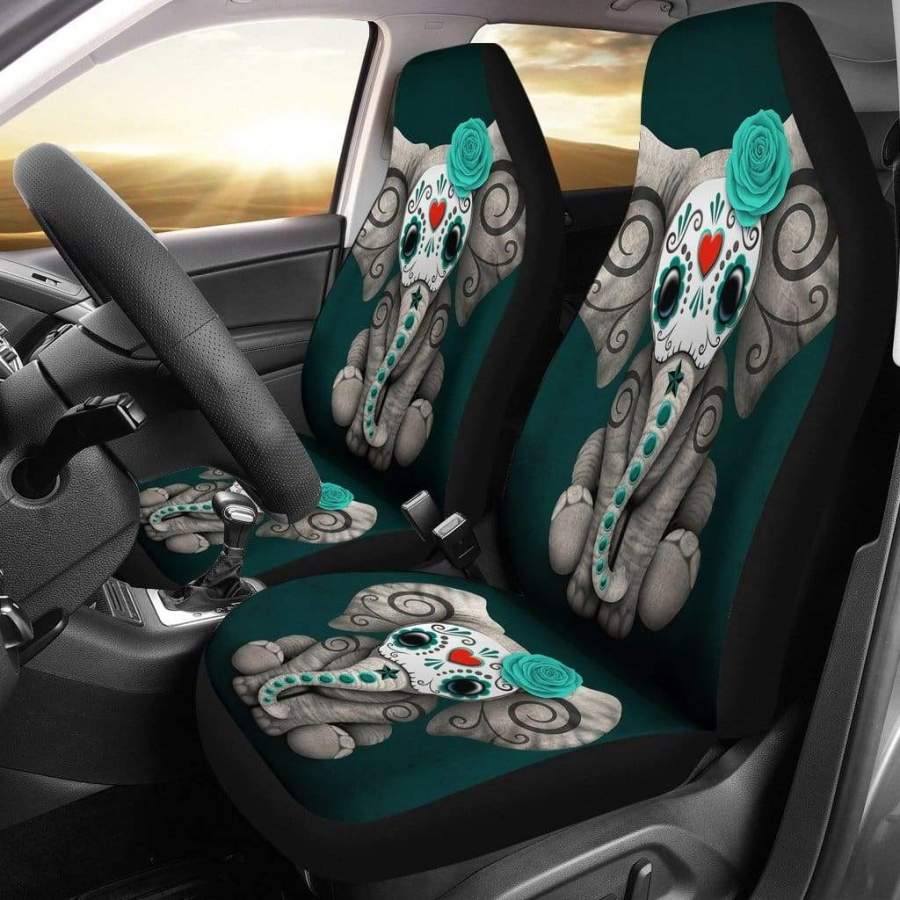 Elephants Car Seat Covers 8