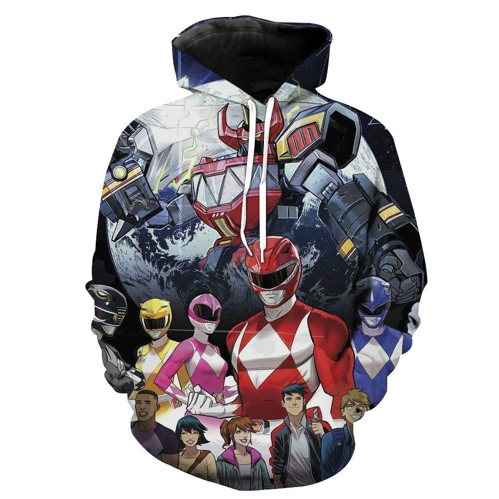 Mighty Morphing Power Rangers Power Rangers Hoodie 3D – Plumosu Shop