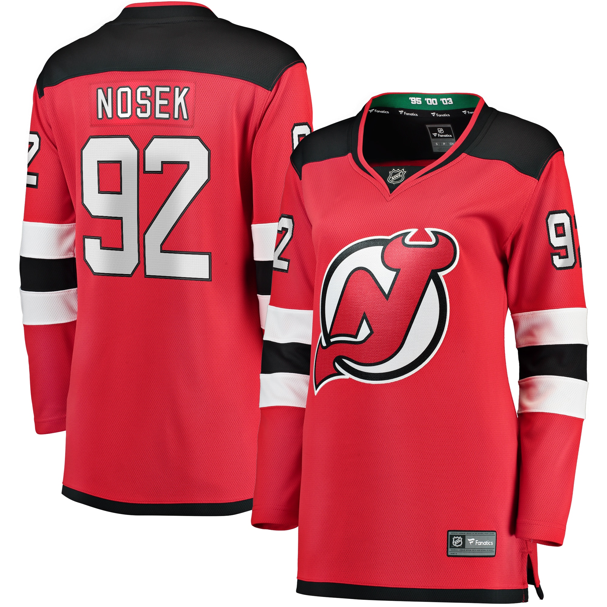 Tomas Nosek New Jersey Devils Branded Women's Home Breakaway Player Jersey – Red