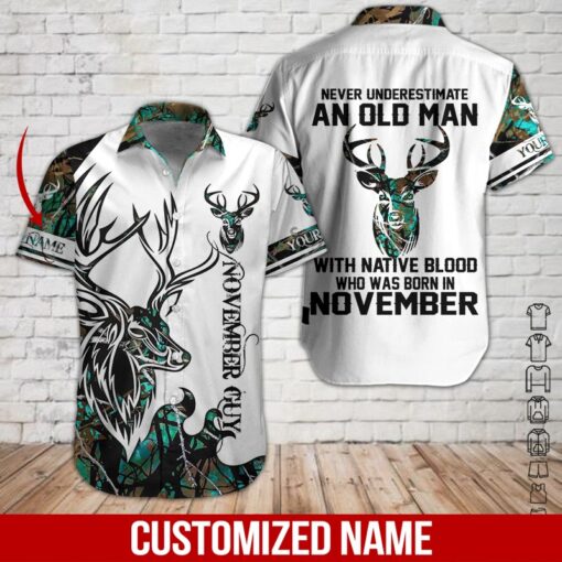November Hunting Custom Hawaiian Shirt | For Men & Women | Hn1766