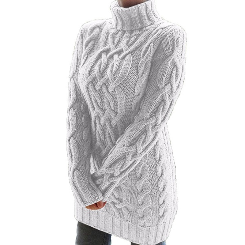 Sweaters For Women Pullover 2022 Turtleneck Thickened Two Lapel Retro Thick Thread Twist Sweater Winter Clothes MMY120352 alx