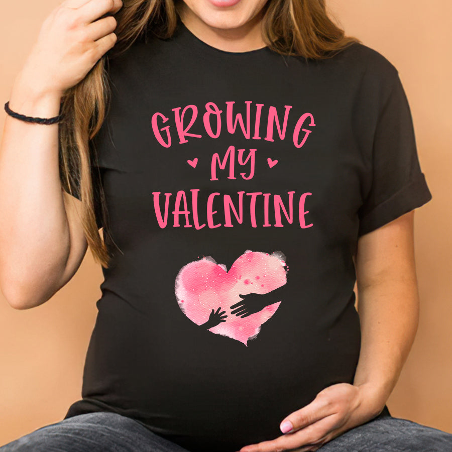 Cute Valentines Day Shirts, Valentine Shirt, Valentine’S Day Maternity Shirt, Valentines Pregnancy Shirt, Valentine Gift T-Shirt