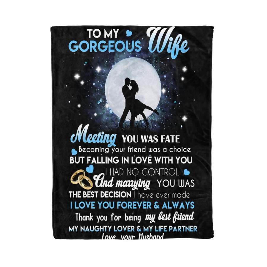 Gift For Wife  Blanket Falling In Love With You I Had No Control