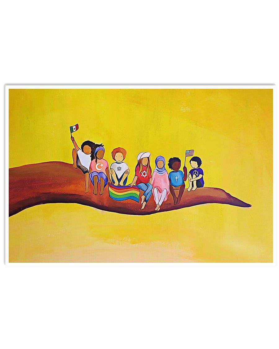African – Black Art – Every One Is Welcome Horizontal Canvas And Poster | Wall Decor Visual Art