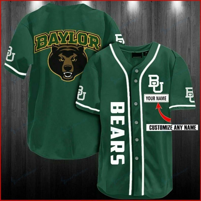 Baylor Bears Personalized Baseball Jersey Shirt 214