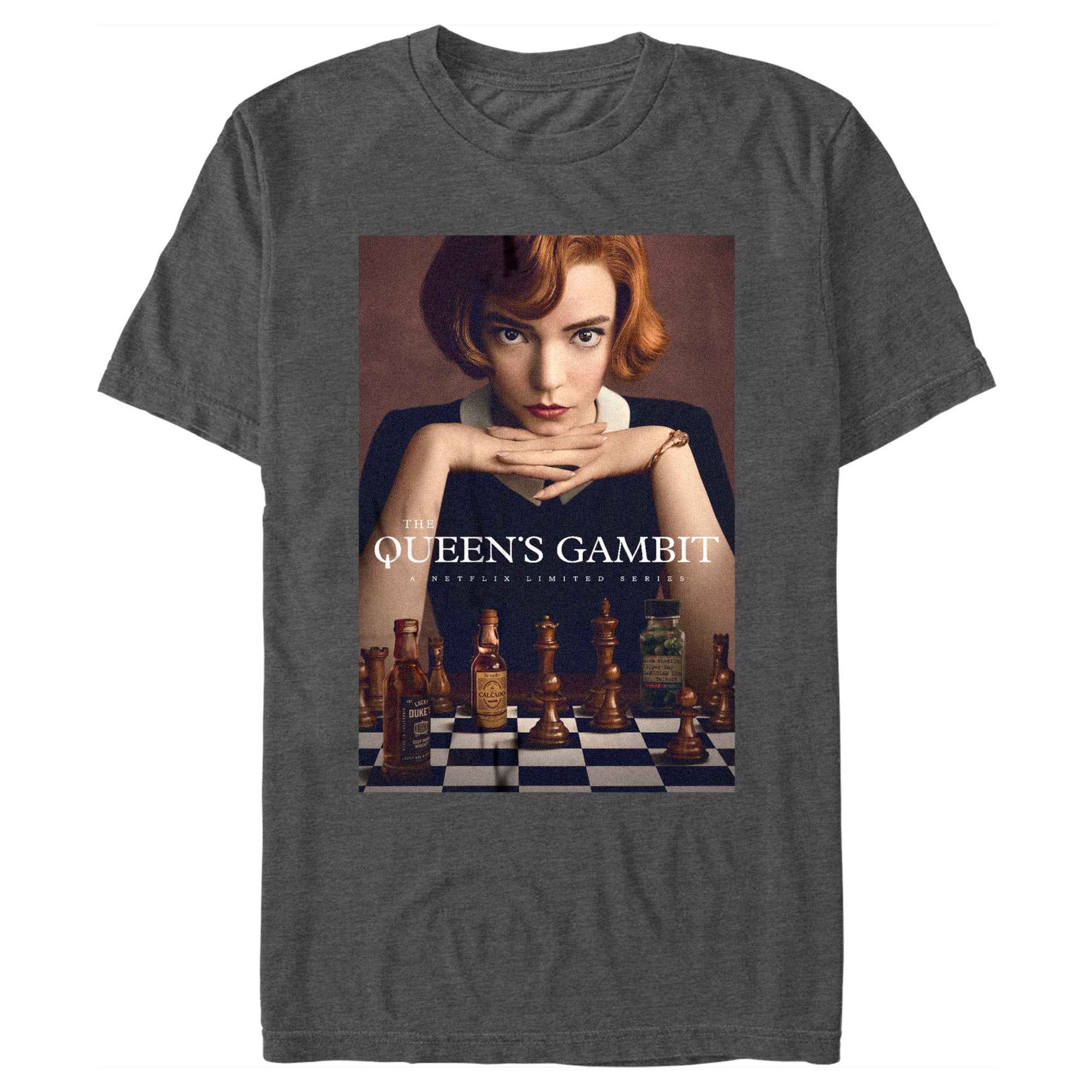 The Queen’S Gambit Men’S Beth Harmon Poster  T-Shirt