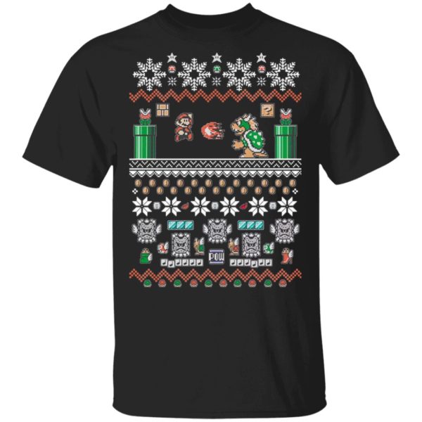 Super Mario Bros Ugly Christmas Shirts