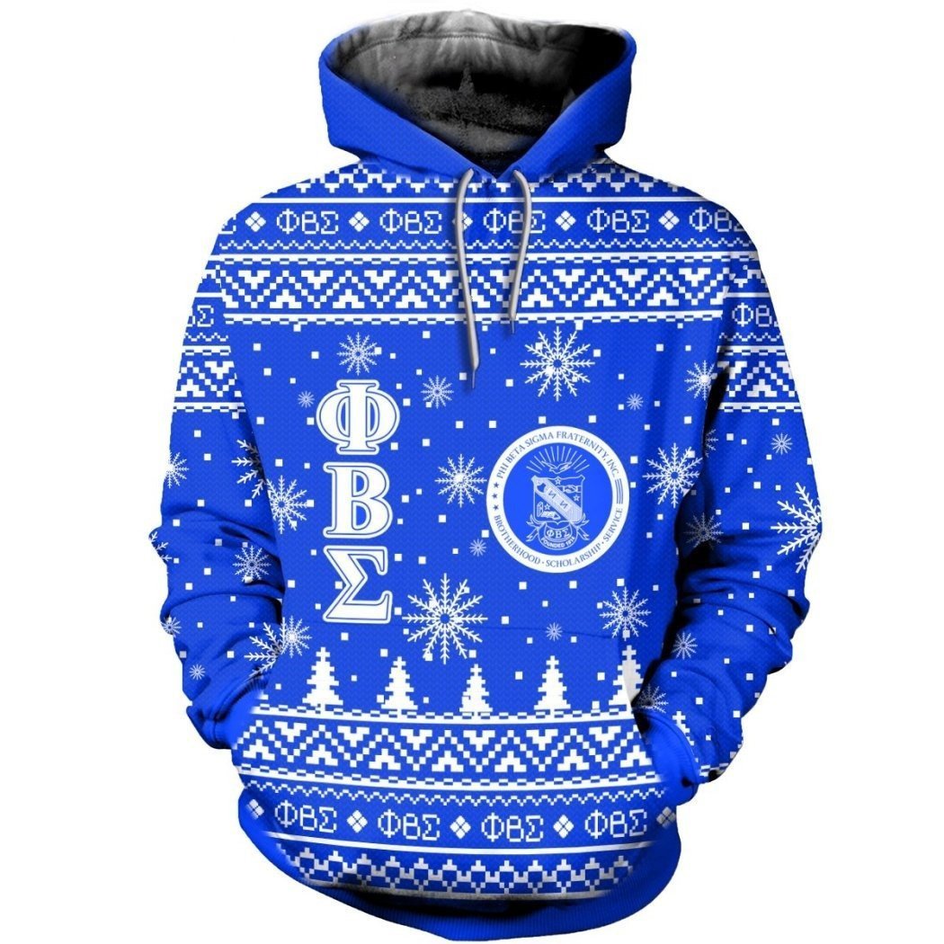 Fraternity Hoodie – Christmas Pbs Phi Beta Sigma Frat Hoodie