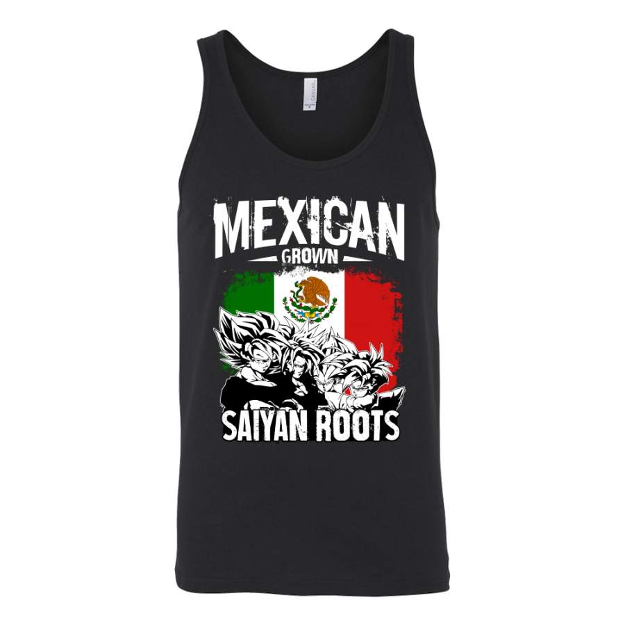 Super Saiyan Mexican Grown Saiyan Roots Unisex Tank Top T Shirt – TL00156TT