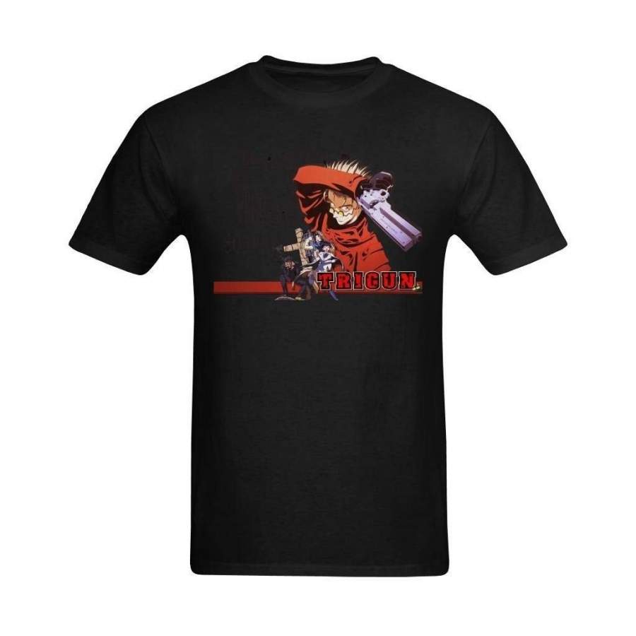 Men’s Cool Trigun Animation Poster Design T-Shirt