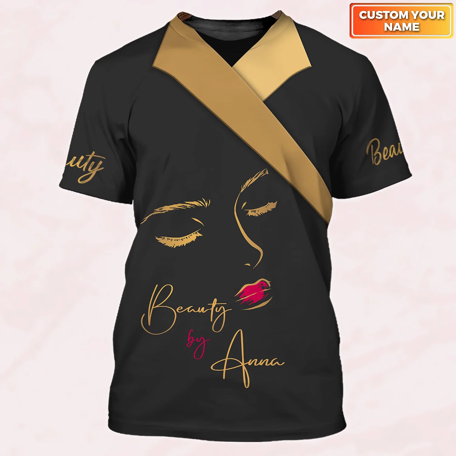 Custom Name Beauty Tshirt, Beauty Make Up Shirt For Women, Beauty Technician Gifts