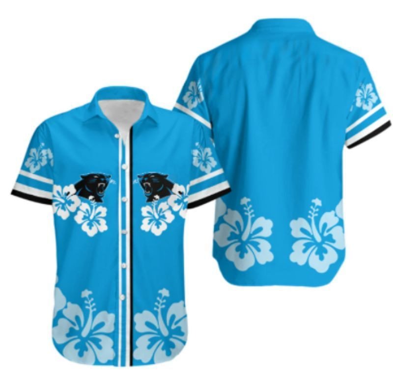 Carolina Panthers Hibiscus Flower Hawaii Shirt And Shorts Summer Collection 2 H97