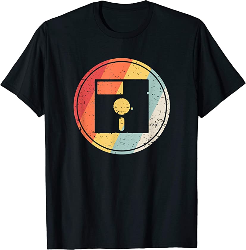 Vintage Retro Floppy Disk T-Shirt