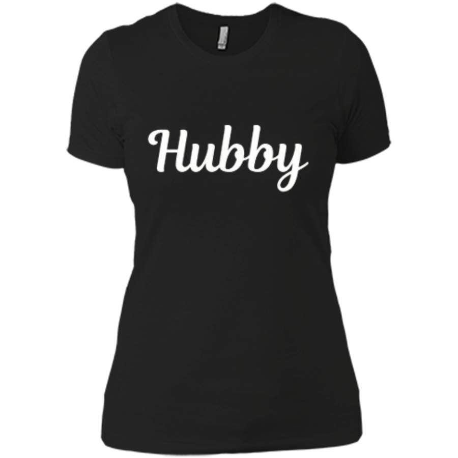 Mens Mens Hubby Couples T Shirt Husband and Wife Cute Set Tshirts Next Level Ladies Boyfriend Tee
