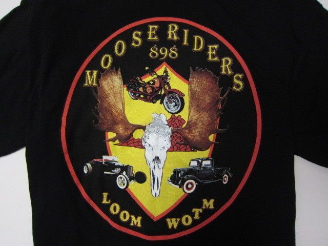 Mooseriders 898 Portsmouth Va Motorcycle Non Pro Black Shirt