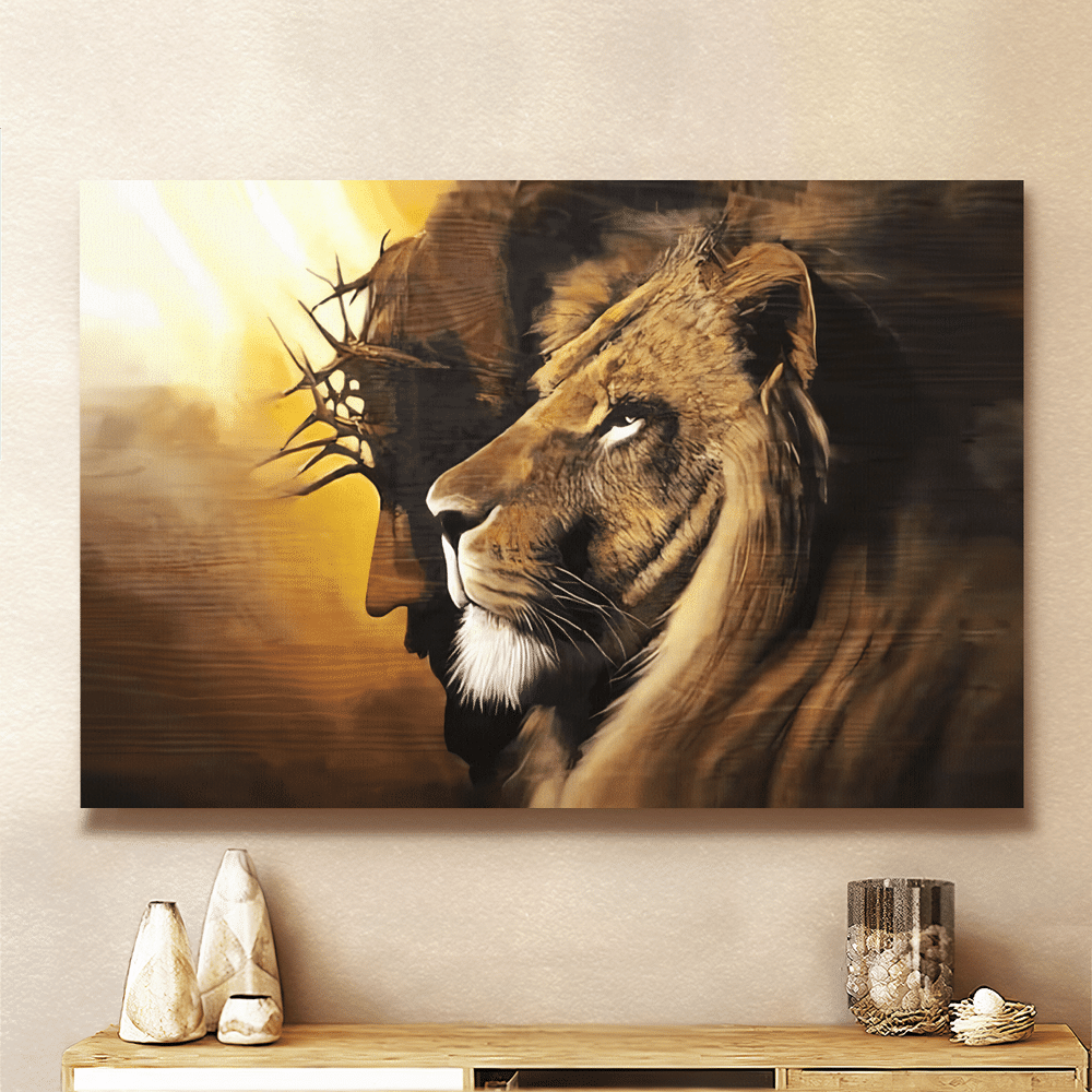 The Lion Of Judah Jesus Christ – Matte Canvas