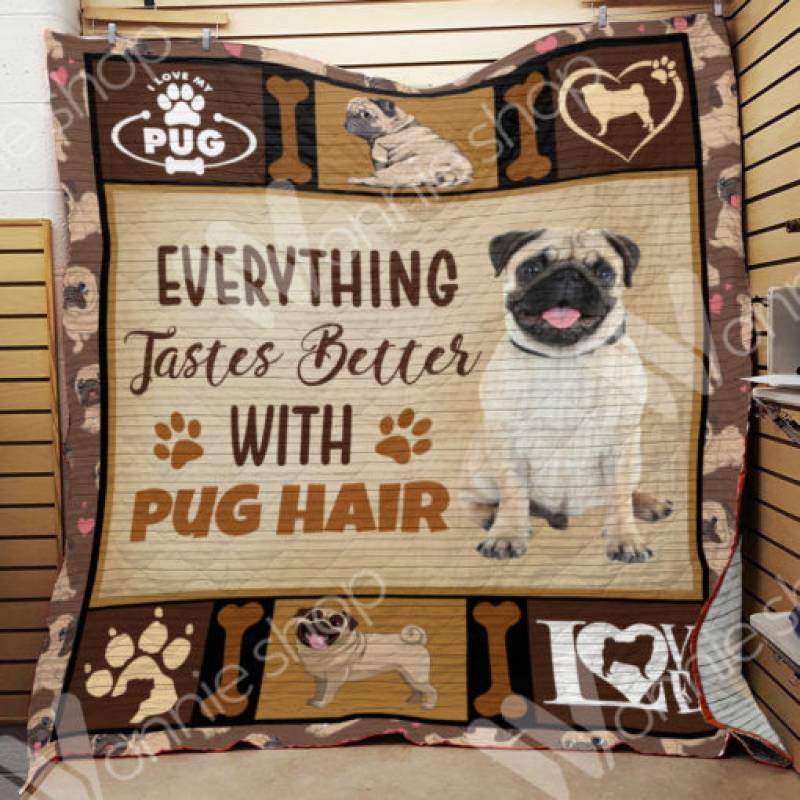 Pug Dog Blanket OCT3101 67O39